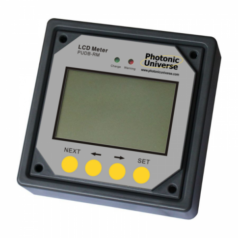 10A dual battery solar charge controller with a remote LCD meter