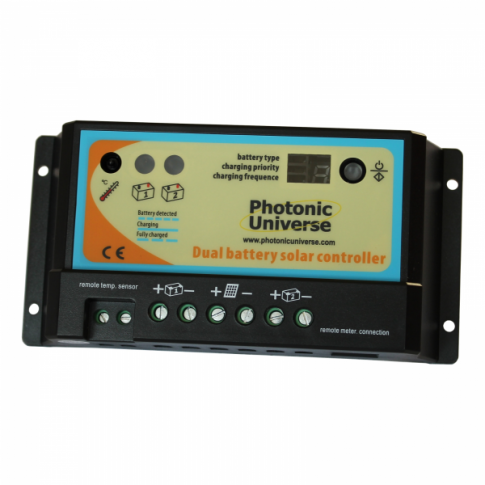 80W 12V Reinforced semi-flexible dual battery solar charging kit