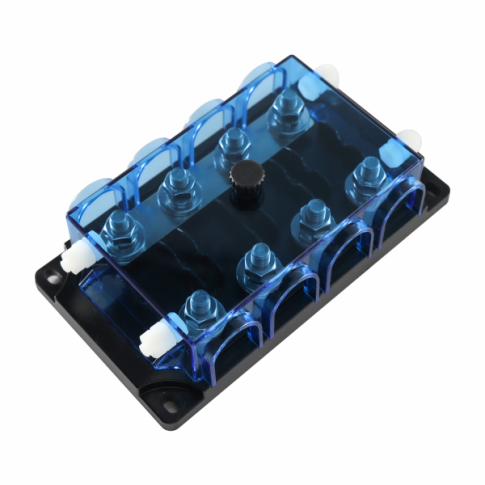 4-Way MEGA Fuse Holder with Protective Cover __Ò Supports 4 x MEGA Fuses