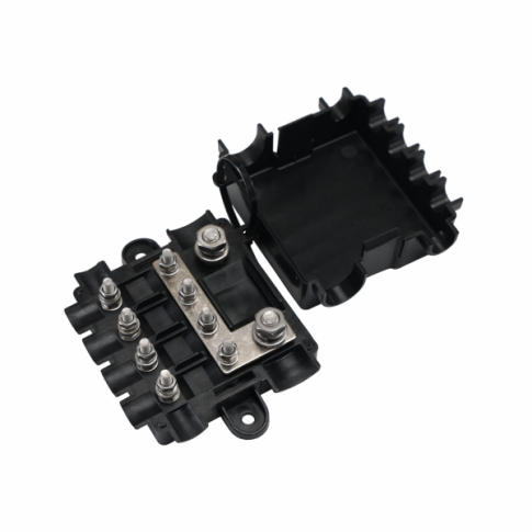 200A 12V/24V/48V fuse holder for 1 x MEGA and 4 x MIDI fuses