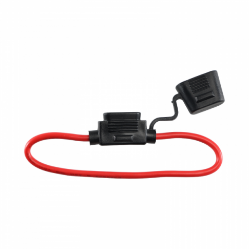 Blade Fuse Holder with 4.0mm__ Cable for Inline Protection __Ò 250mm Length