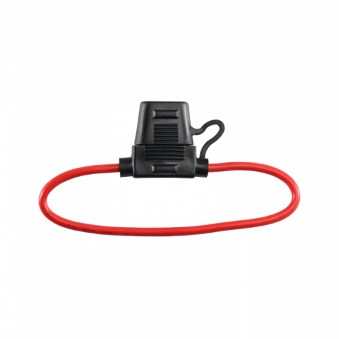 Blade Fuse Holder with 4.0mm__ Cable for Inline Protection __Ò 250mm Length
