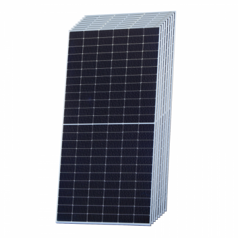 Pallet of 10 x 540W Sharp NU-JD Monocrystalline Solar panels with high-efficiency PERC cells