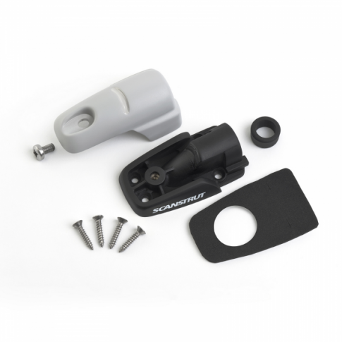 Scanstrut DS-H10 Horizontal Cable Seal - Waterproof Cable Gland for 6-10mm Cables, IP68 Rated, UV-Stable Plastic, Screw Mount - Grey