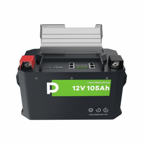 105Ah 12V TBB Power Lithium Iron Phosphate Battery with Heating & 200A BMS for Leisure, Solar and Off-grid applications