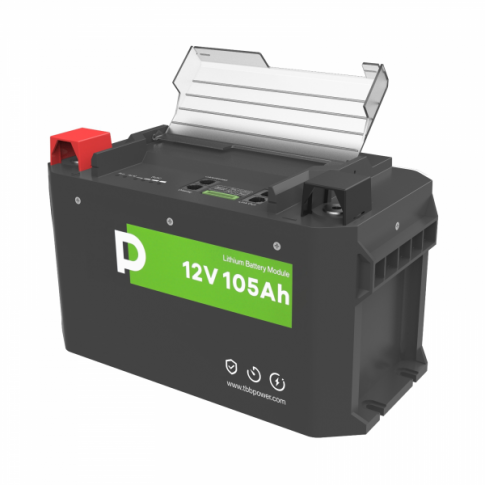 105Ah 12V TBB Power Lithium Iron Phosphate Battery with Heating & 200A BMS for Leisure, Solar and Off-grid applications