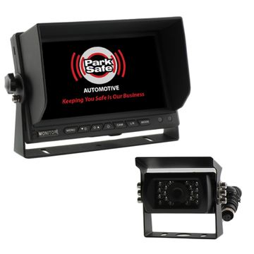 Parksafe Reversing Camera Kit 7" Monitor Black Camera