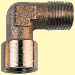 Elbows Male to Female 1/8"BSP - Chrome type plated