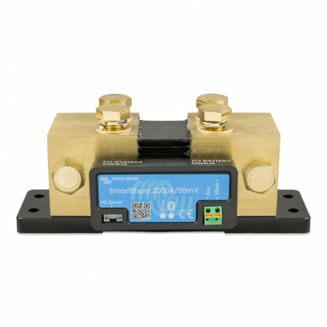 Victron 2000A 12V/24V/48V Battery Monitoring SmartShunt with Inbuilt Bluetooth