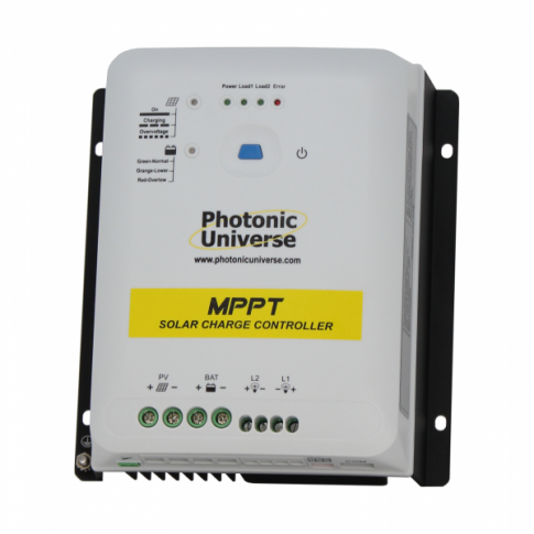 30A 12V/24V MPPT Dual Load Solar Charge Controller for CCTV and Security Solar Systems up to 390W (12V) / 780W (24V)