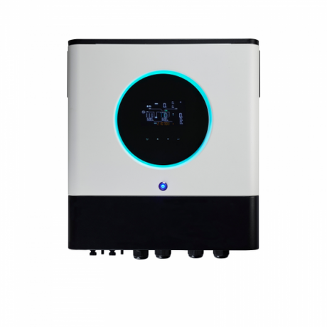 Iconica MAX 10000W 48V hybrid pure sine wave inverter with 10000W solar input, dual-input 100A 500V MPPT solar controller, 150A mains battery charger, parallel capability and inbuilt Wi-Fi mobile monitoring (No battery required)