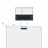 330W semi-flexible solar panel with rear junction box (made in Austria)