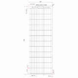 130W 12V narrow semi-flexible dual battery solar charging kit