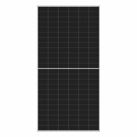 585W Sharp NB-JD585 Bifacial Silver Frame Solar panel with high-efficiency TOPCon cells and silver frame