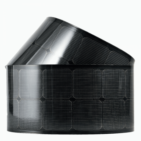 80W low voltage flexible CIGS solar panel with self-adhesive backing (Made in Sweden)