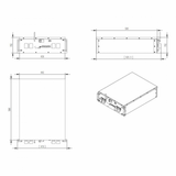 100Ah 48V Rack mounted Lithium Battery for Leisure, Solar, Wind and Off-grid applications