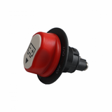 50A 12V/24V/48V panel mount battery isolator switch with M4 terminals