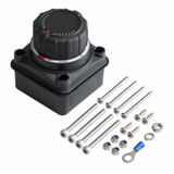 250A 12V/24V/48V battery isolator switch with a voltmeter