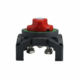 600A 12V/24V/48V surface and panel mount battery isolator switch with M12 terminals for 2 batteries