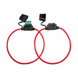 Blade Fuse Holder with 6.0mm__ Cable for Inline Protection - 340mm Length