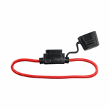 Blade Fuse Holder with 4.0mm__ Cable for Inline Protection __Ò 250mm Length