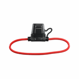 Blade Fuse Holder with 4.0mm__ Cable for Inline Protection __Ò 250mm Length