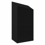 Pallet of 20 x 430W Sharp NU-JC430B Full Black Monocrystalline Solar panels with high-efficiency TOPCon cells