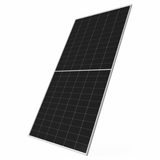 Pallet of 36 x 585W Sharp NB-JD585 Bifacial Silver Frame Solar panels with high-efficiency TOPCon cells and silver frame