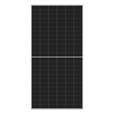 Pallet of 36 x 585W Sharp NB-JD585 Bifacial Silver Frame Solar panels with high-efficiency TOPCon cells and silver frame