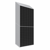 Pallet of 36 x 585W Sharp NB-JD585 Bifacial Silver Frame Solar panels with high-efficiency TOPCon cells and silver frame