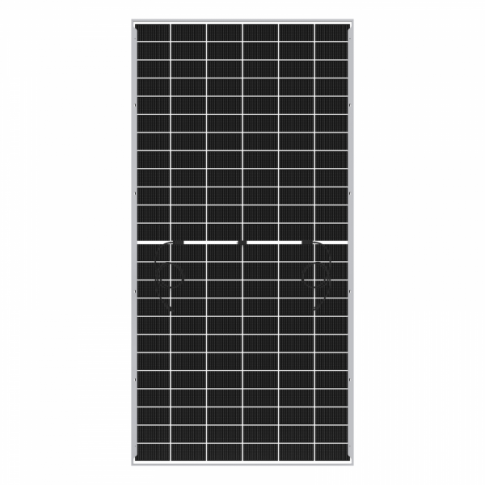 Pallet of 36 x 585W Sharp NB-JD585 Bifacial Silver Frame Solar panels with high-efficiency TOPCon cells and silver frame