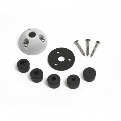 Scanstrut DS6-P Vertical Cable Seal __Ò IP68 Waterproof Gland for 2-6mm Cables, UV-Stable Plastic - Grey