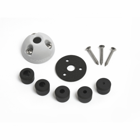Scanstrut DS6-P Vertical Cable Seal __Ò IP68 Waterproof Gland for 2-6mm Cables, UV-Stable Plastic - Grey