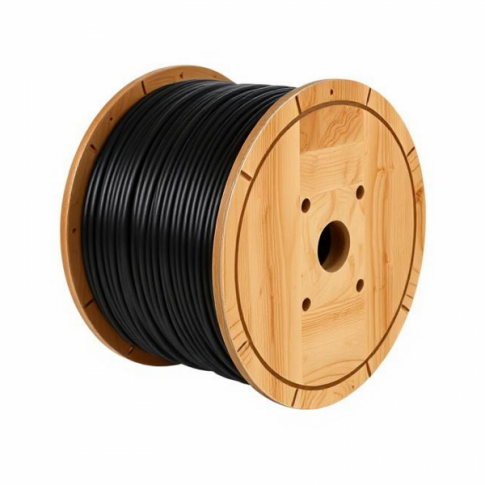 250m drum of 6.0mm__ tinned copper black solar PV cable IEC 62930, H1Z2Z2-K and TUV certified