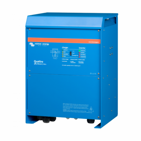 Victron Quattro 8000VA 48V inverter with 110A charger 48/8000/110-100/100 230V VE.Bus