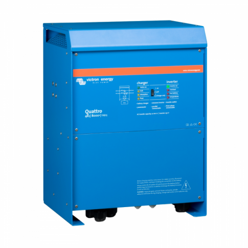 Victron Quattro 8000VA 48V inverter with 110A charger 48/8000/110-100/100 230V VE.Bus