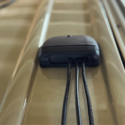 Scanstrut DS-H-MULTI-BLK Horizontal Black Cable Seal for Multiple Cables with Diameter up to 15mm