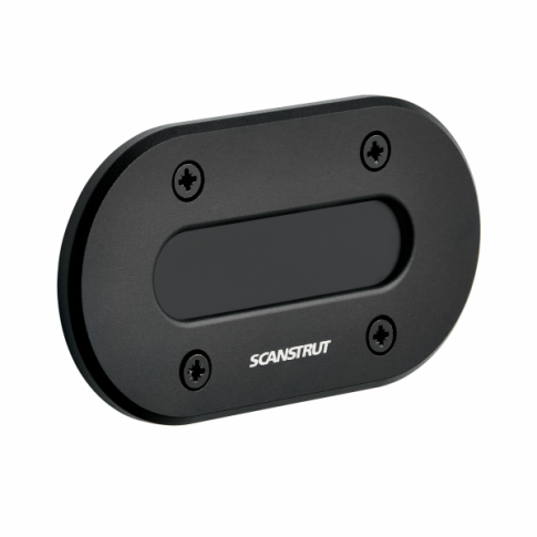 Scanstrut DS-LP-MULTI-BLK Low Profile Black Cable Seal for Multiple Cables up to 15mm and Connectors up to 18mm - Anodised Aluminium
