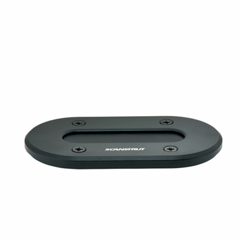 Scanstrut DS-LP-MULTI-BLK Low Profile Black Cable Seal for Multiple Cables up to 15mm and Connectors up to 18mm - Anodised Aluminium