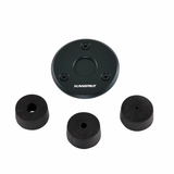Scanstrut DS-LP-16-BLK Low Profile Black Cable Seal for single cables 2-8mm and connectors up to 16mm - Anodised Aluminium