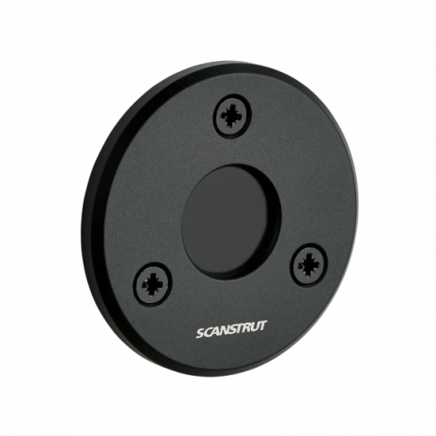Scanstrut DS-LP-21A-BLK Low Profile Black Cable Seal for single cables 4-9mm and connectors up to 21mm - Anodised Aluminium