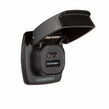 Scanstrut SC-USB-F4 Flip Pro Plus Fast Charging USB-A and USB-C Socket __Ò 12V/24V Marine & RV Waterproof Fast Charger