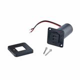 Scanstrut SC-TILE-20 Dual USB-C Interiors Charging Socket 12V/24V - Black Bezel