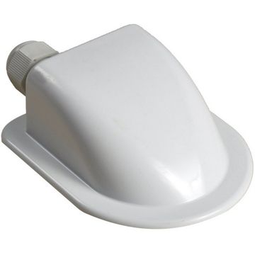 Solar Panel Feed Gland White 1 Way
