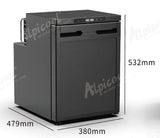 BEKULE - CR50X-B - 12/24v DC LG COMPRESSOR FRIDGE (Alpicool) 43.7L - Black