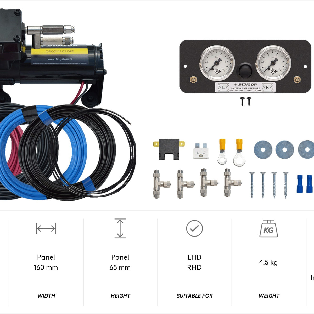 Dual Gauge Panel with Compressor Inflation – Marcle-Leisure-TSG
