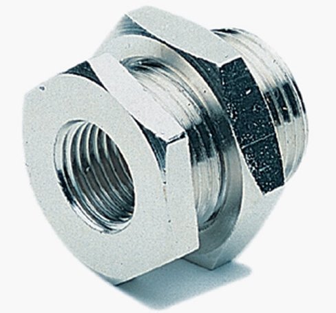 Bulkhead Fitting 1/8BSP - 20mm OD