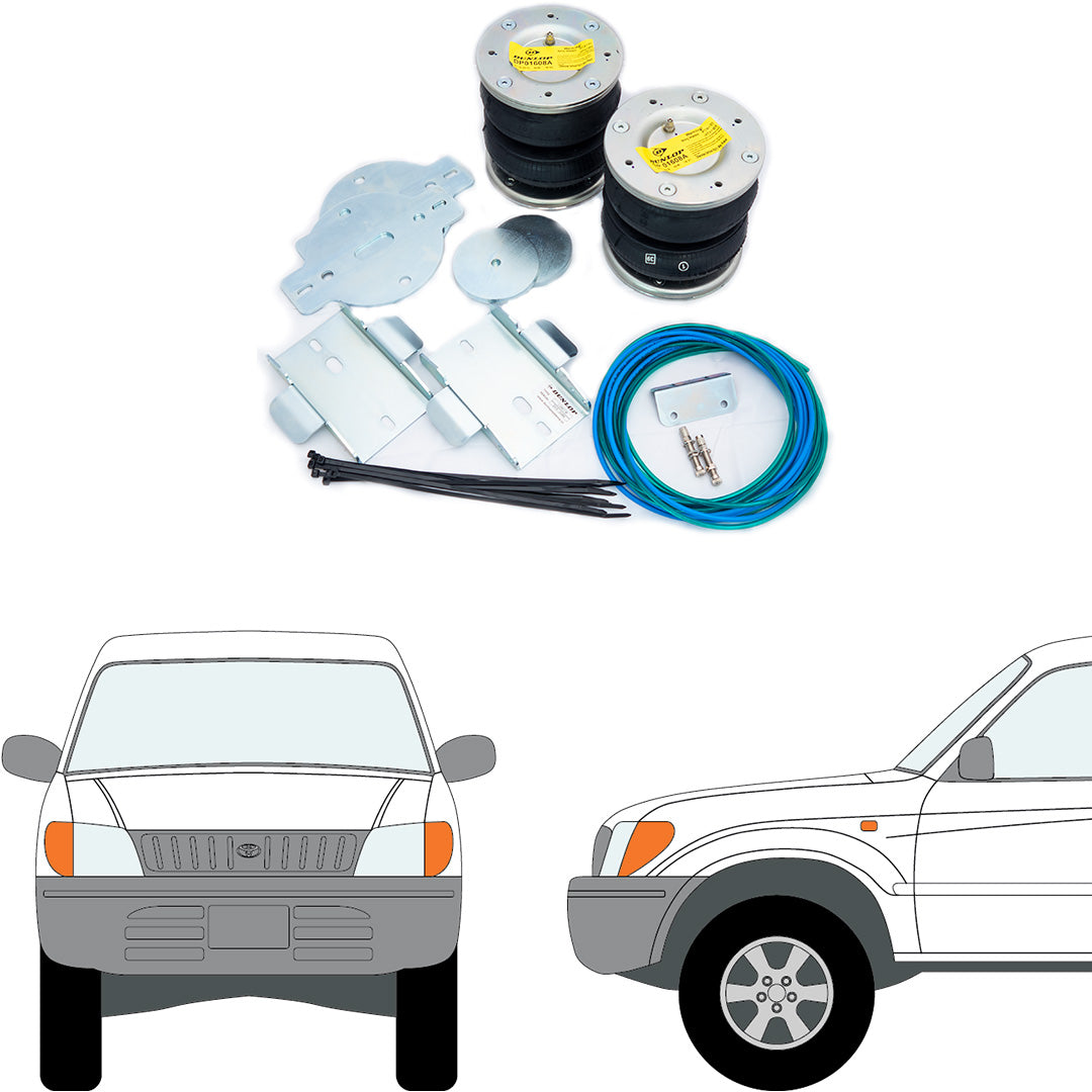 Dunlop Air Suspension Kit - TOYOTA LANDCRUISER HZJ 761 78/79 EMU Leaf Springs 1985 onwards