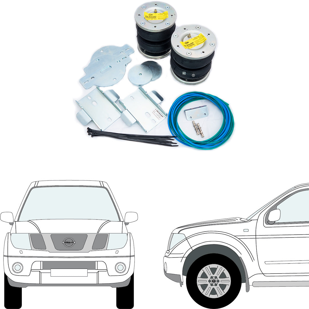 Dunlop Air Suspension Kit - NISSAN NAVARA Single, King, Double Cab D21 D22 4WD 1986 onwards