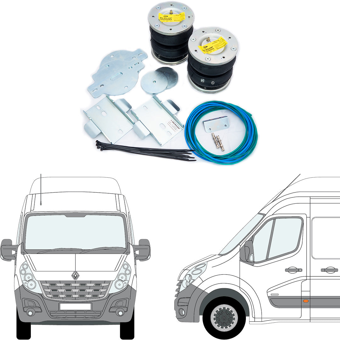 Dunlop Air Suspension Kit - RENAULT MASTER X62 RWD Single Tyres 2010 onwards